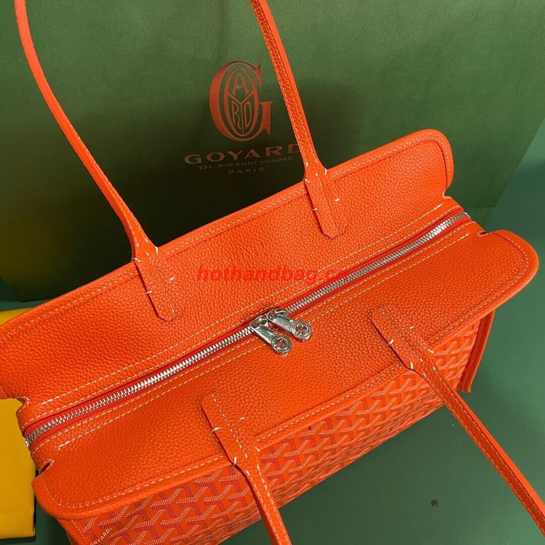 Goyard Hardy 2 Original Calfskin Leather Pet Bag 20299 Orange Goyard Hardy 2 Original Calfskin Leather Pet Bag 20299 Orange