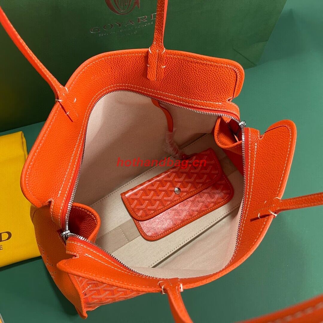 Goyard Hardy 2 Original Calfskin Leather Pet Bag 20299 Orange Goyard Hardy 2 Original Calfskin Leather Pet Bag 20299 Orange