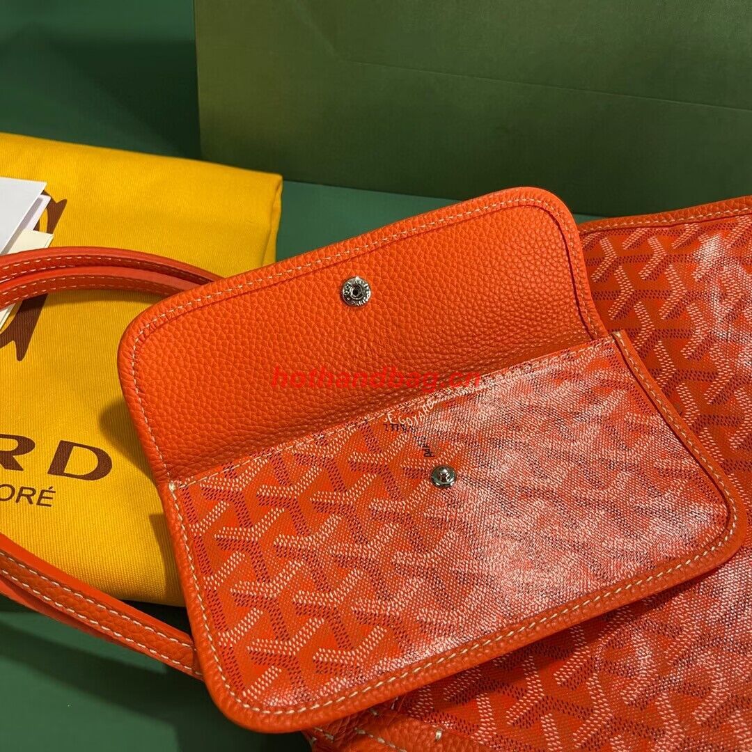 Goyard Hardy 2 Original Calfskin Leather Pet Bag 20299 Orange Goyard Hardy 2 Original Calfskin Leather Pet Bag 20299 Orange