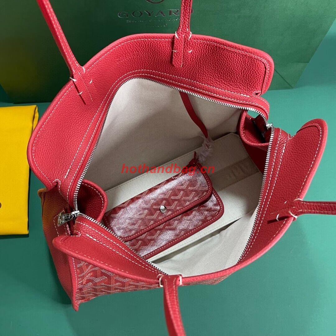 Goyard Hardy 2 Original Calfskin Leather Pet Bag 20299 Red Goyard Hardy 2 Original Calfskin Leather Pet Bag 20299 Red