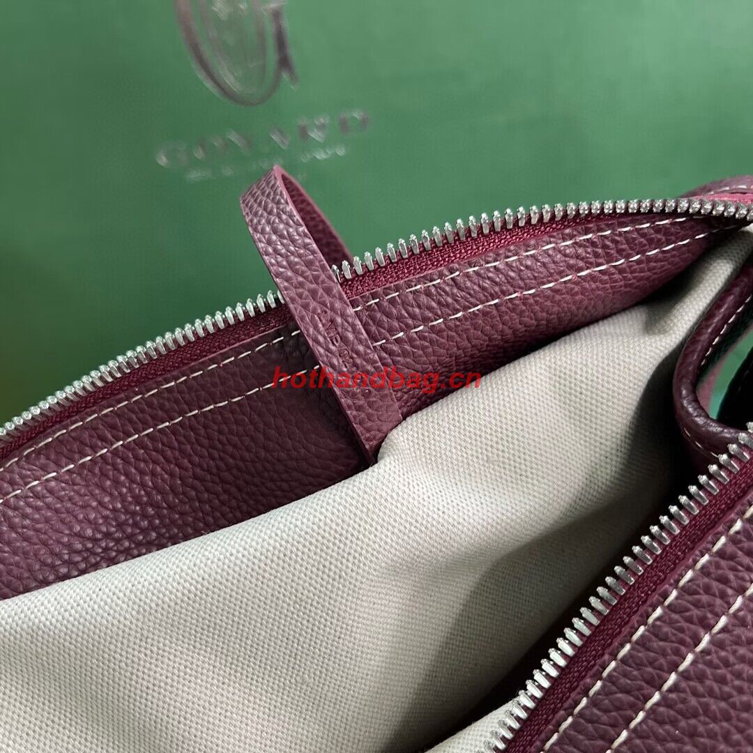 Goyard Hardy 2 Original Calfskin Leather Pet Bag 20299 Wine Goyard Hardy 2 Original Calfskin Leather Pet Bag 20299 Wine