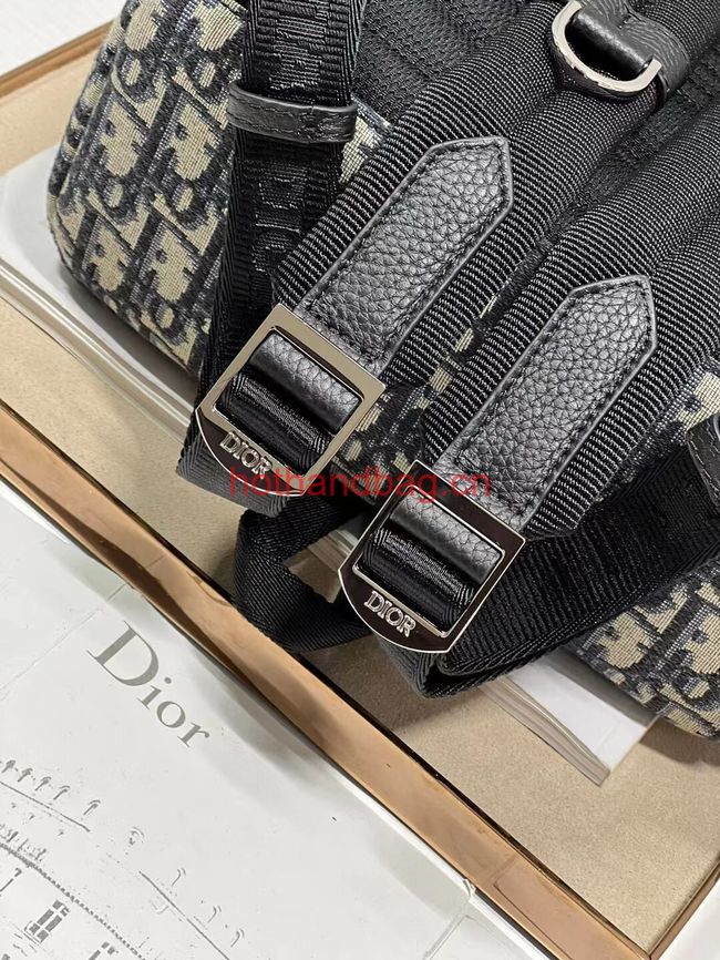 DIOR EXPLORER BACKPACK Beige and Black Dior Oblique Jacquard 1ESBA011YKY DIOR EXPLORER BACKPACK Beige and Black Dior Oblique Jacquard 1ESBA011YKY