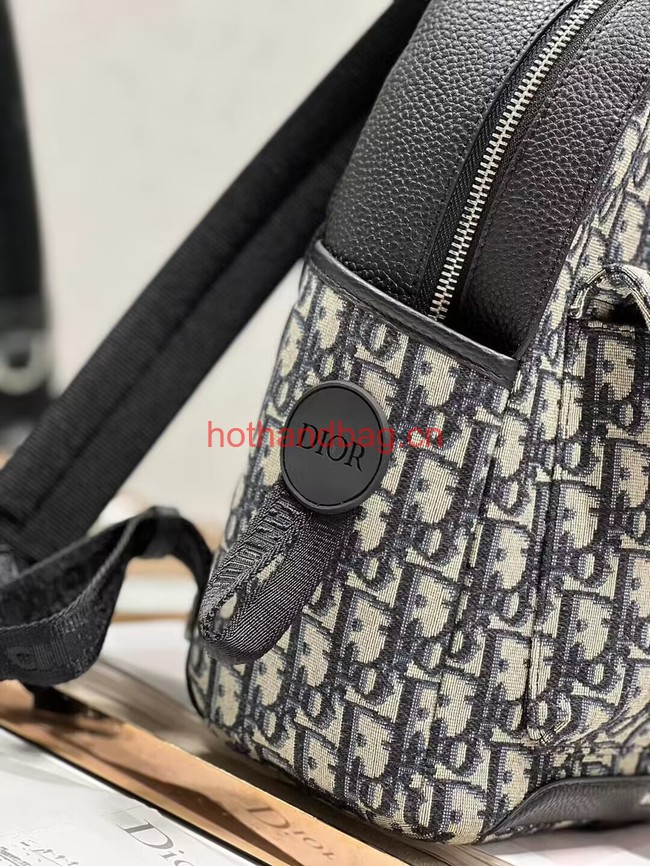 DIOR EXPLORER BACKPACK Beige and Black Dior Oblique Jacquard 1ESBA011YKY DIOR EXPLORER BACKPACK Beige and Black Dior Oblique Jacquard 1ESBA011YKY