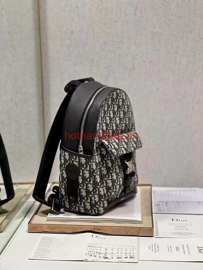 DIOR EXPLORER BACKPACK Beige and Black Dior Oblique Jacquard 1ESBA011YKY DIOR EXPLORER BACKPACK Beige and Black Dior Oblique Jacquard 1ESBA011YKY