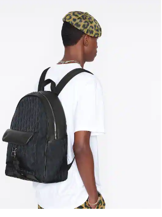 DIOR EXPLORER BACKPACK Beige and Black Dior Oblique Jacquard 1ESBA012YKY DIOR EXPLORER BACKPACK Beige and Black Dior Oblique Jacquard 1ESBA012YKY