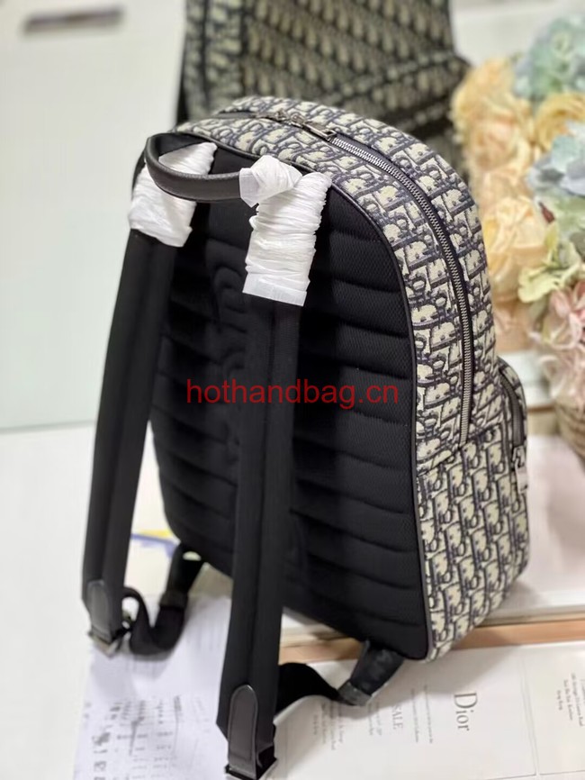 Dior Essentials RIDER BACKPACK Beige and Black Dior Oblique Jacquard 1VOBA088YKY Dior Essentials RIDER BACKPACK Beige and Black Dior Oblique Jacquard 1VOBA088YKY