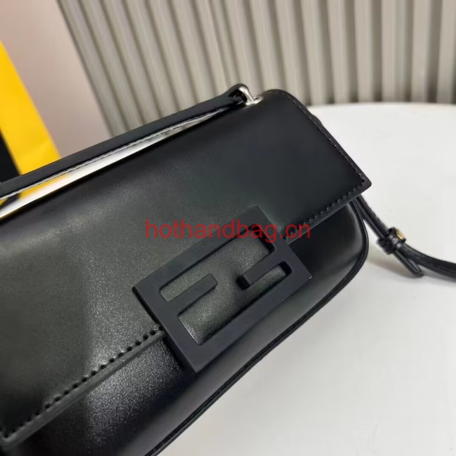 Fendi Baguette leather bag F1531 black Fendi Baguette leather bag F1531 black