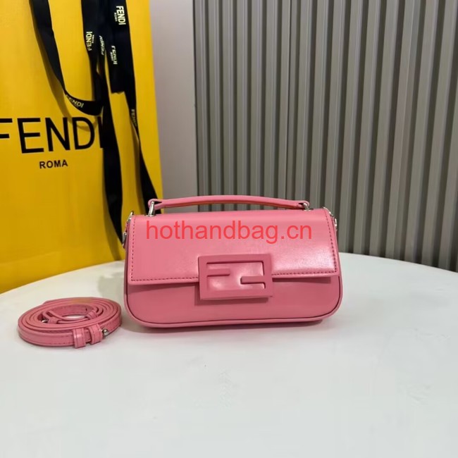 Fendi Baguette leather bag F1531 pink Fendi Baguette leather bag F1531 pink
