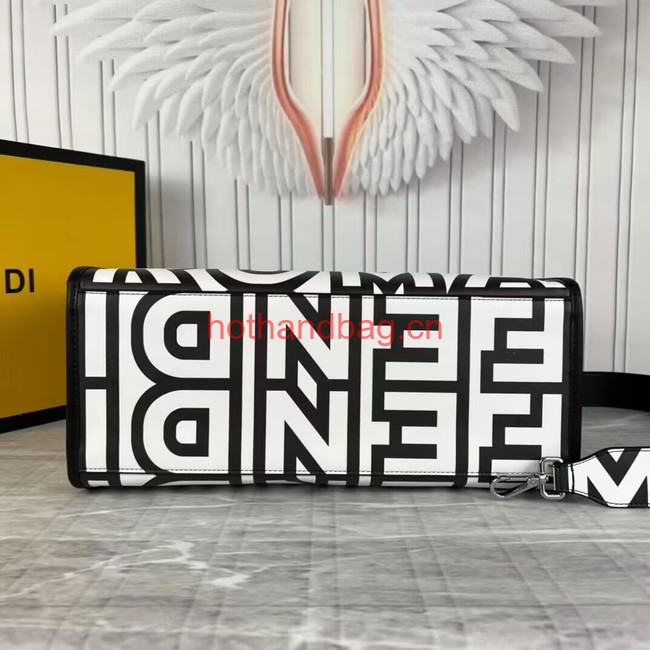 Fendi Sunshine Medium Shopper F1614 black&white Fendi Sunshine Medium Shopper F1614 black&white