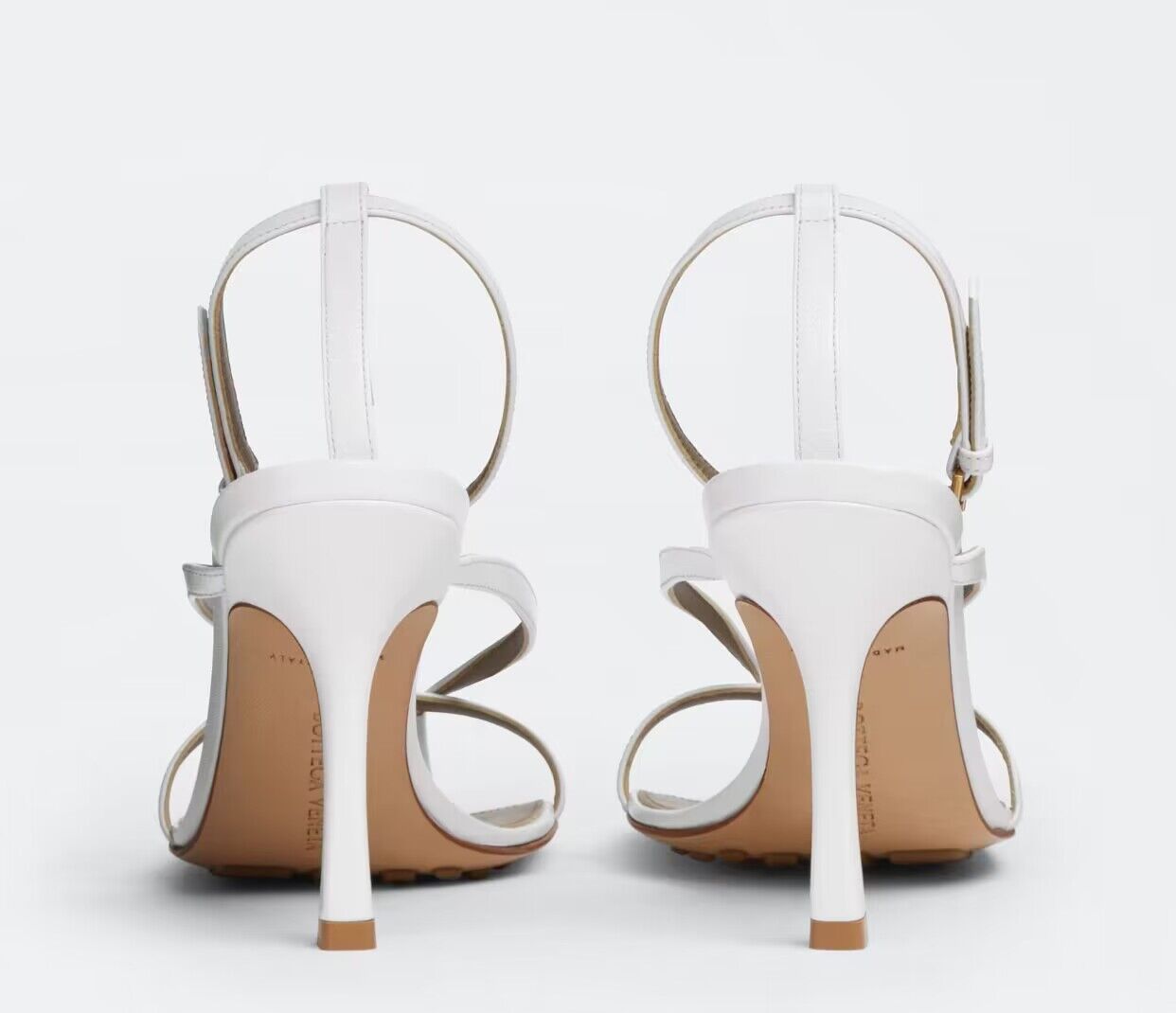 Bottega Veneta Shoes Stretch Strap Sandal BVS32036 White Bottega Veneta Shoes Stretch Strap Sandal BVS32036 White