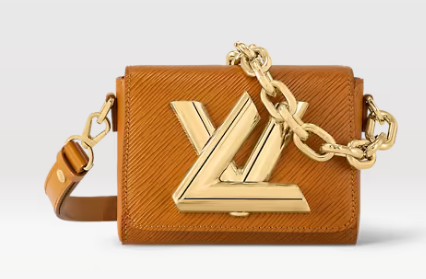 Louis Vuitton Twist Lock XL M22297 Gold Miel Brown