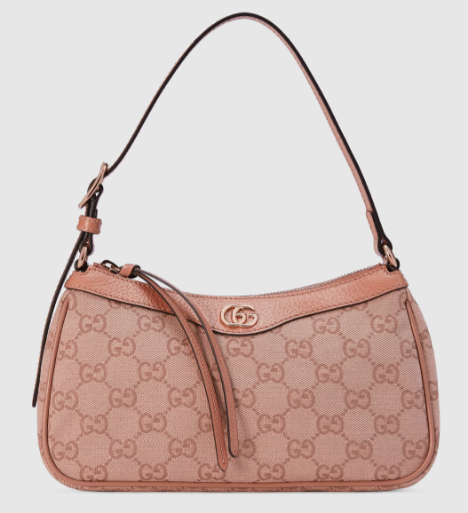 Gucci OPHIDIA GG SMALL HANDBAG 735145 Pink