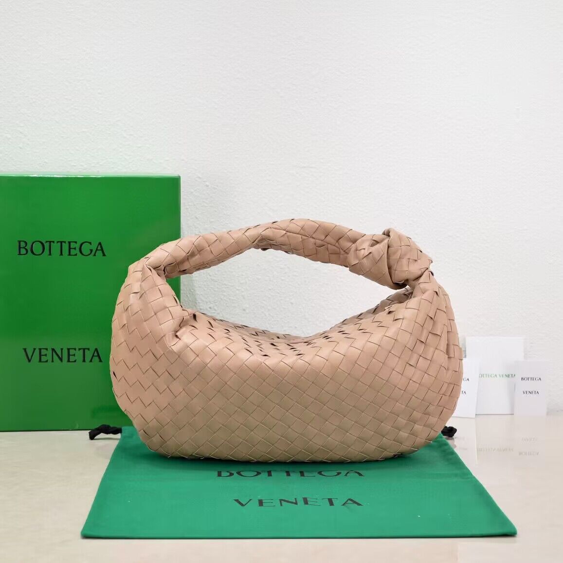 Bottega Veneta Jodie Hobo Bag 600261 Porridge Bottega Veneta Jodie Hobo Bag 600261 Porridge