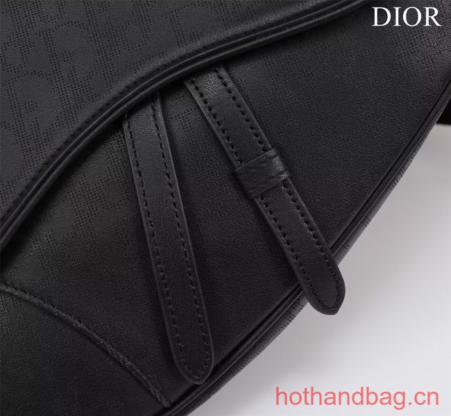 Dior Essentials SADDLE BAG Grained Calfskin 1ADPO093F BLACK Dior Essentials SADDLE BAG Grained Calfskin 1ADPO093F BLACK
