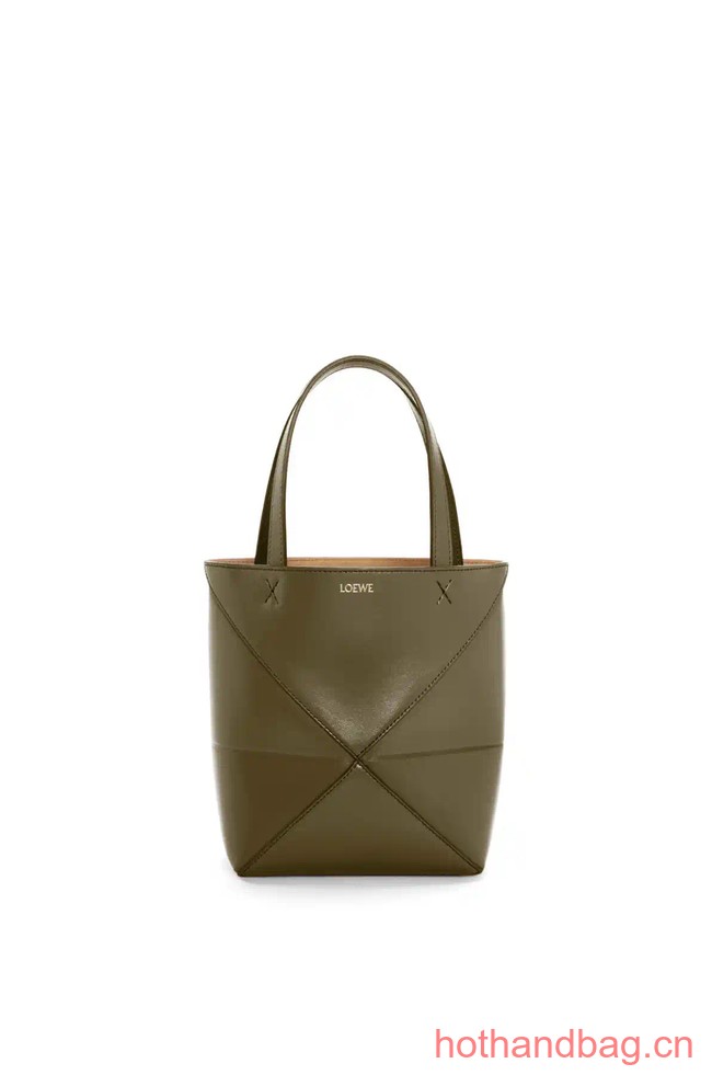 Loewe Original Leather small Shoulder bag 052322 Khaki