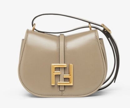 Fendi Cmon Mini leather bag 8BS082 Dove gray Fendi Cmon Mini leather bag 8BS082 Dove gray