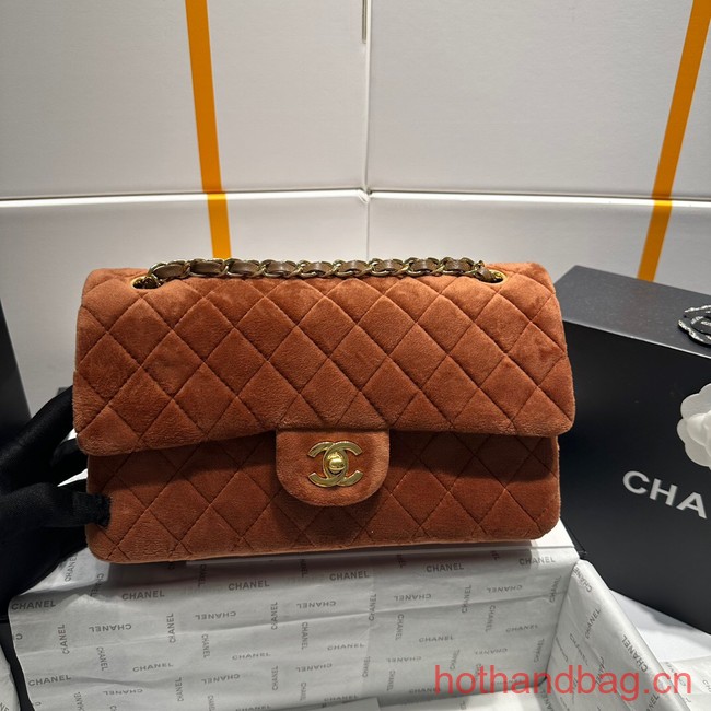 Chanel CLASSIC HANDBAG A1112 BROWN