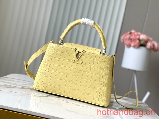 Louis Vuitton Capucines MM N93419 yellow