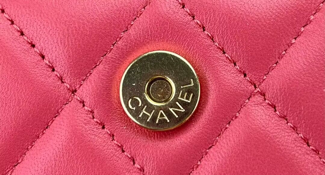 CHANEL 22B Kelly Pearl Top Handle Bag AP3562 Pink CHANEL 22B Kelly Pearl Top Handle Bag AP3562 Pink