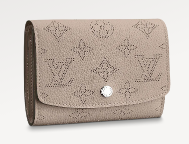 Louis Vuitton Iris Compact Wallet M62542 gray