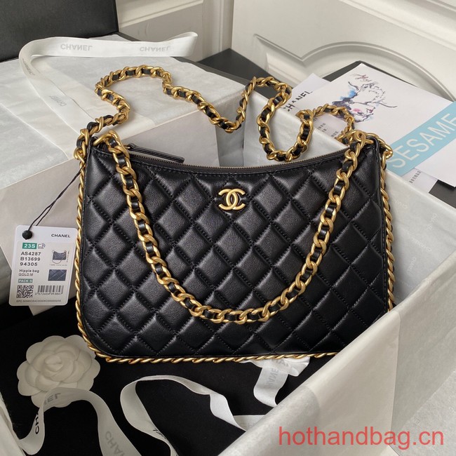 Chanel LARGE HOBO BAG AS4287 black