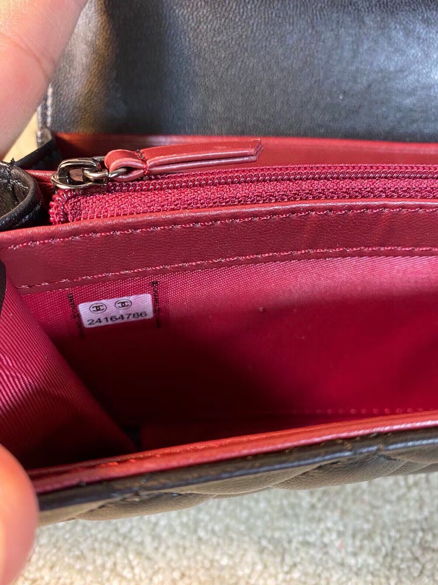 Chanel Boy Matelasse Long Wallet Black Sheepskin CHA5263 Silver Chanel Boy Matelasse Long Wallet Black Sheepskin CHA5263 Silver