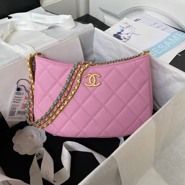 Chanel SMALL HOBO BAG AS4612 PINK