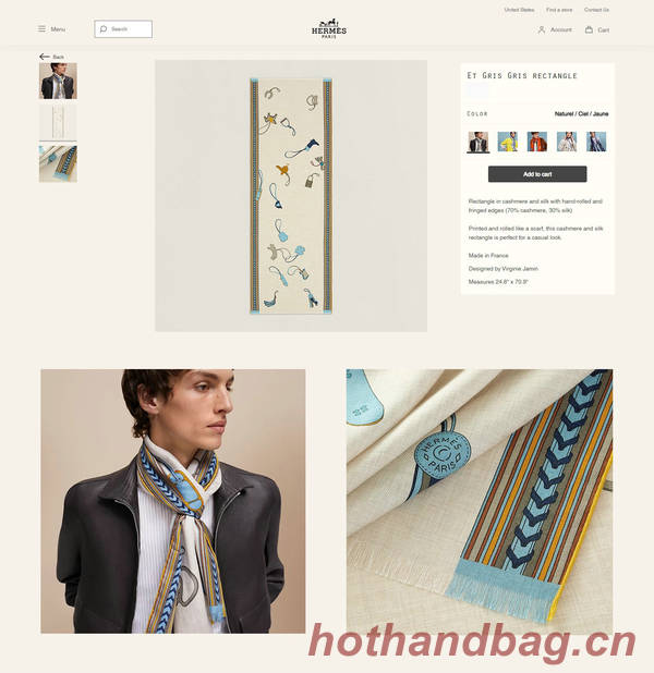 Hermes Scarf HEC00785 Hermes Scarf HEC00785