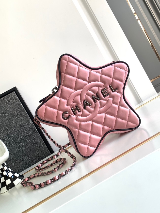 Chanel 24C Star Bag Satin AS4579 pink