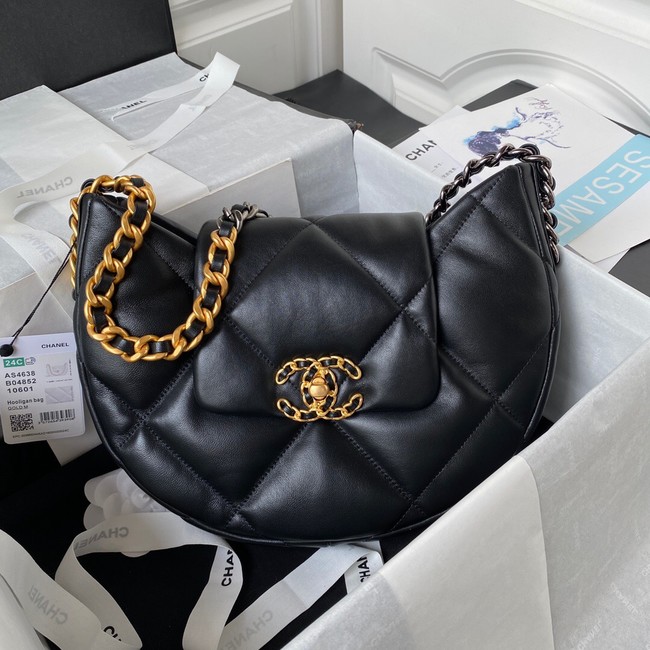Chanel SMALL MESSENGER BAG AS4638 black
