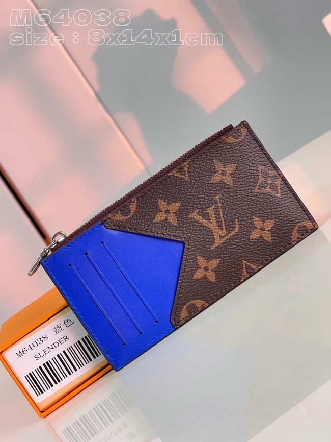 Louis Vuitton Coin Card Holder M82908 blue