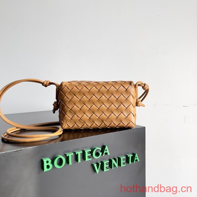 Bottega Veneta Mini Loop Camera Bag 723547 brown