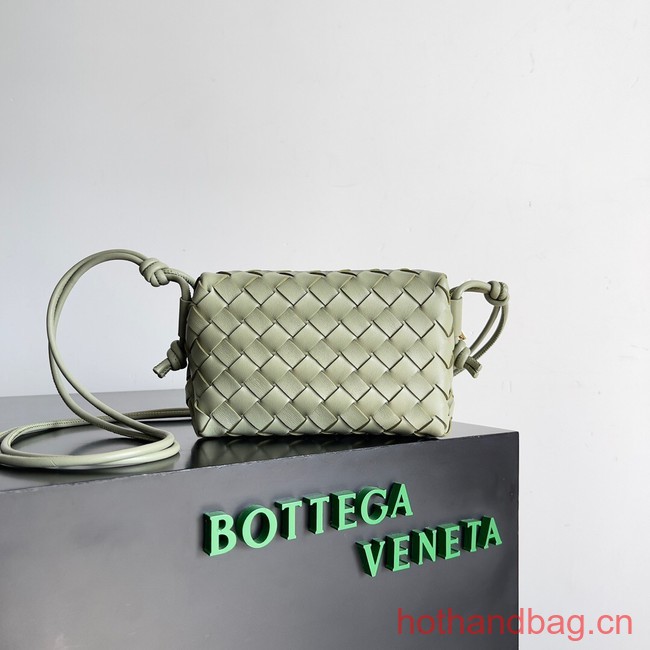 Bottega Veneta Mini Loop Camera Bag 723547 green