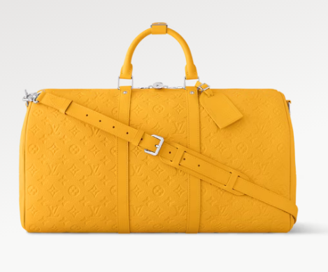 Louis Vuitton Keepall Bandouliere 50 M23748 Yellow 