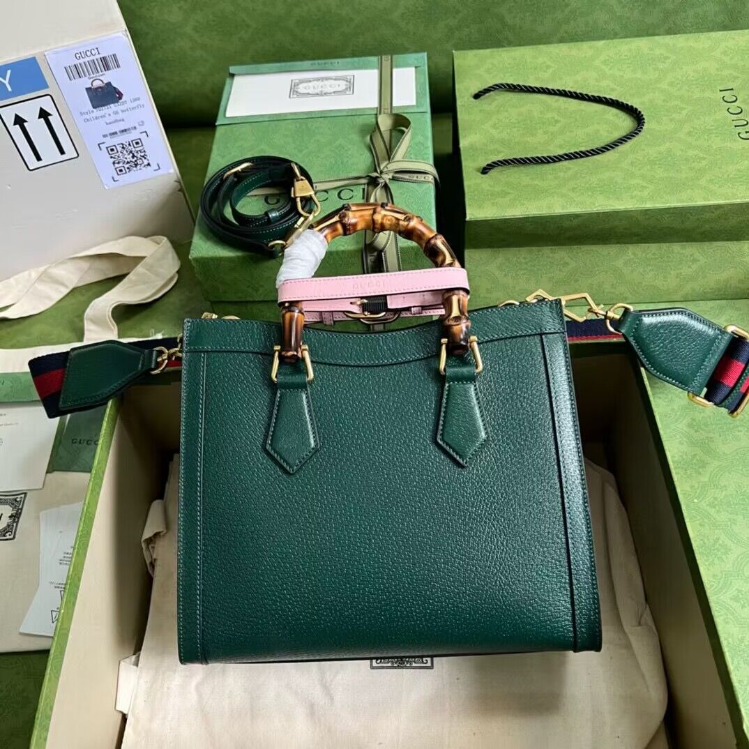 Gucci Diana small tote bag 702721 Green Gucci Diana small tote bag 702721 Green