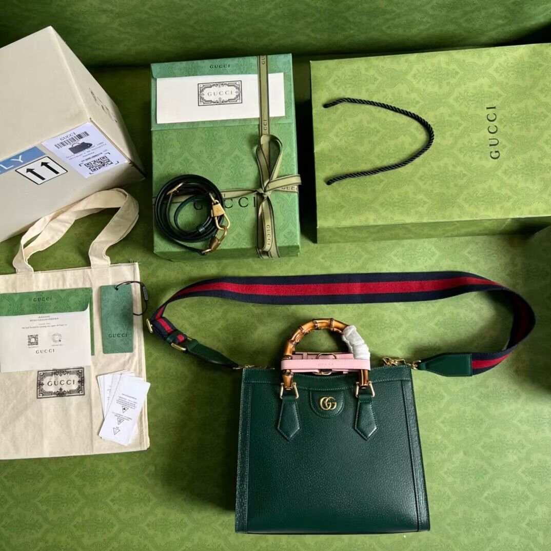 Gucci Diana small tote bag 702721 Green Gucci Diana small tote bag 702721 Green