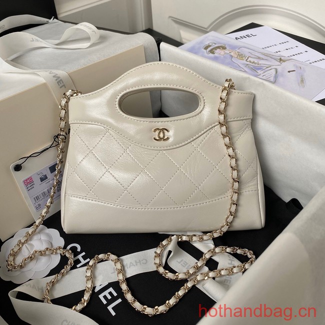 Chanel mini 31 bag AP3656 white