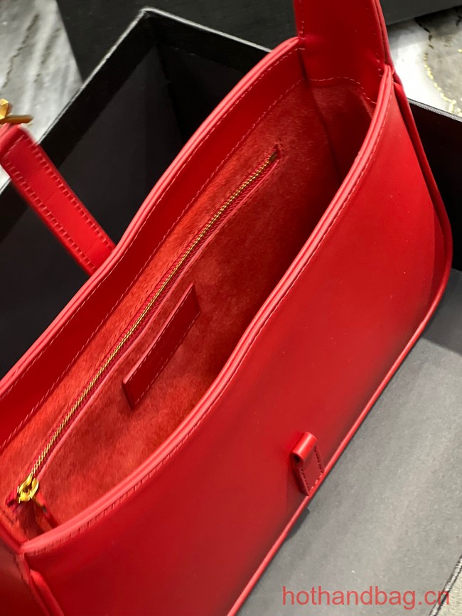 SAINT LAURENT LE 5 A 7 IN SMOOTH LEATHER 657228 RED