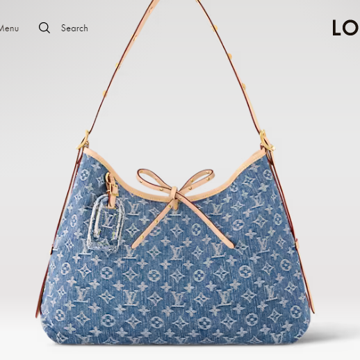 Louis Vuitton CarryAll MM M46855 Denim Blue
