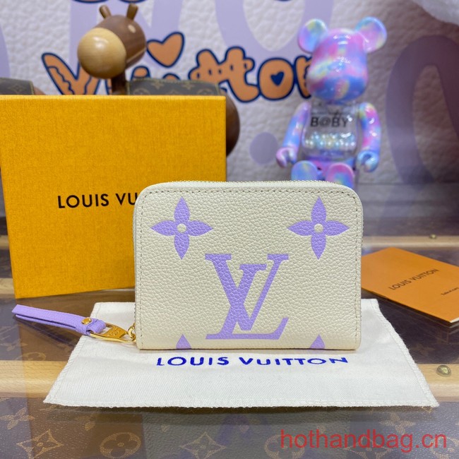 Louis Vuitton Zippy Coin Purse M60574 Bubble Tea Mauve