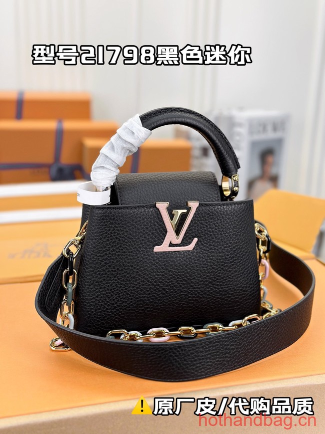 Louis Vuitton Capucines Mini M22606 black