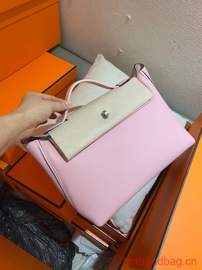 Hermes Original Togo Leather Bag H2424 pink