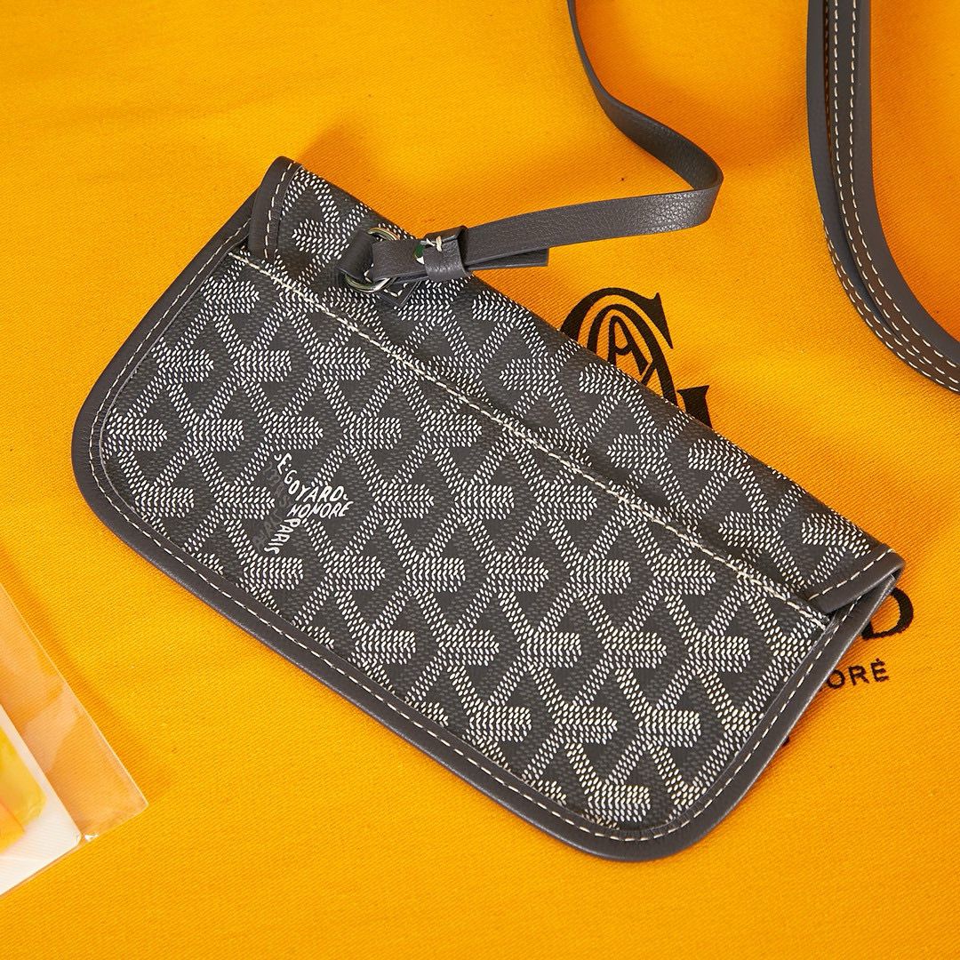 Goyard Y Doodling Calfskin Leather Tote Bag A36987 Grey Goyard Y Doodling Calfskin Leather Tote Bag A36987 Grey