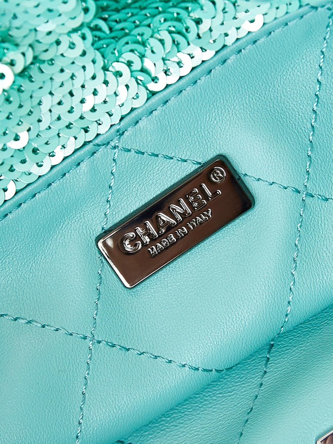 Chanel SHOPPING BAG AS4856 Green & Black