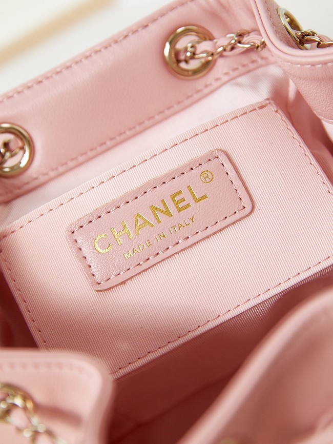 Chanel SMALL BACKPACK AS2908 light pink