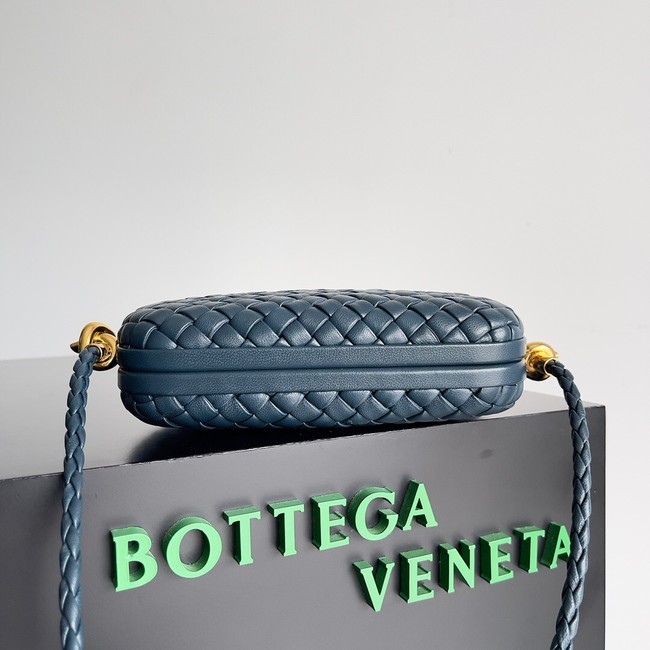 Bottega Veneta Knot With Chain A776662 dark blue