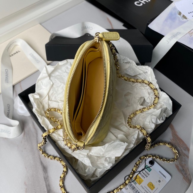 CHANEL CLUTCH WITH CHAIN AP4000 yellow