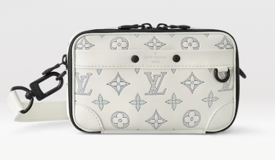 Louis Vuitton Alpha Wearable Wallet M83383 White&Navy