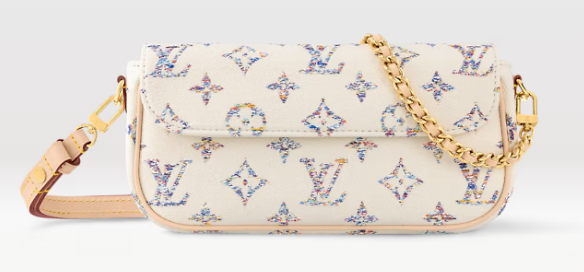 Louis Vuitton Wallet on Chain Ivy M83499 Multicolor White