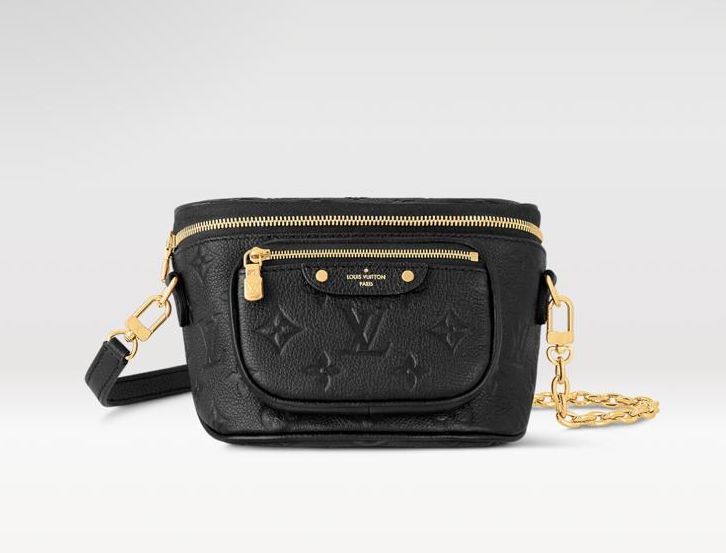 Louis Vuitton Mini Bumbag Original Leather Bag M46917 Black Louis Vuitton Mini Bumbag Original Leather Bag M46917 Black